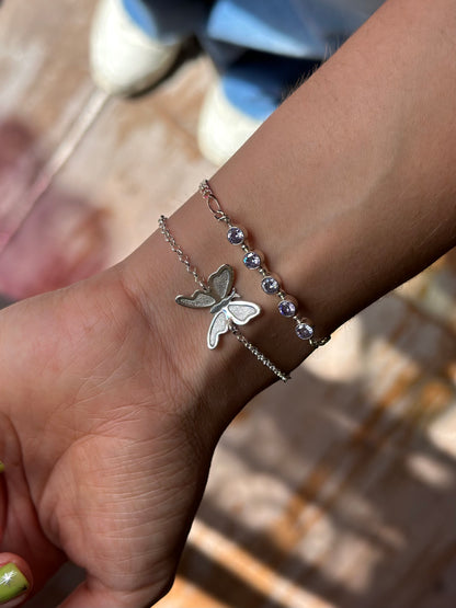 Pulsera "Mariposa Monarca"