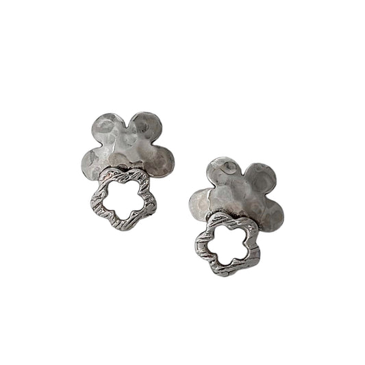 Aretes "Itaii" - Martillado