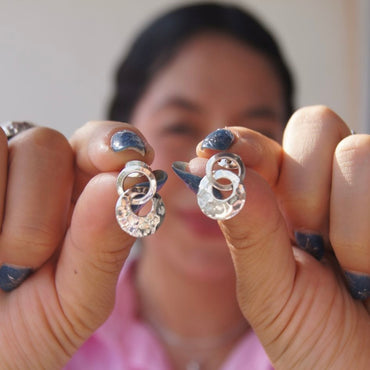 Aretes "Jela’an" - Martillado