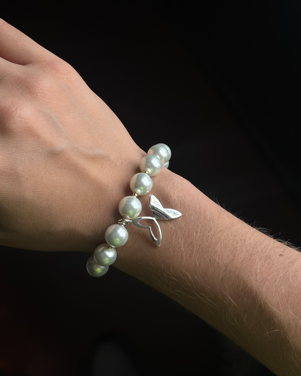 Pulsera "Mariposa Eya´s" Perla - Varias Opciones