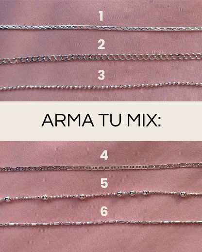 Mix de pulseras "Yotto" - Iniciales