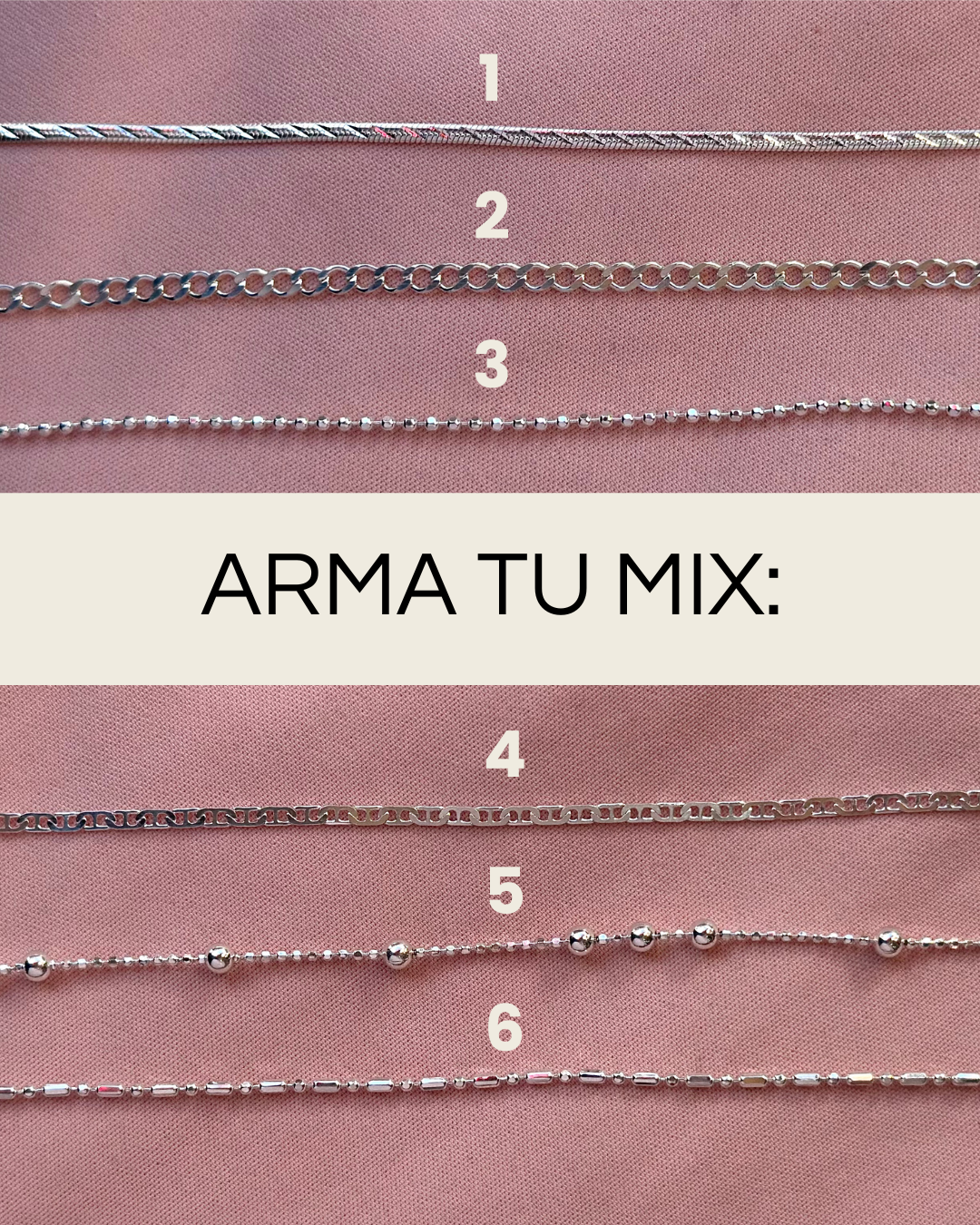 Mix de pulseras "Kuaan Mani" - Zirconia