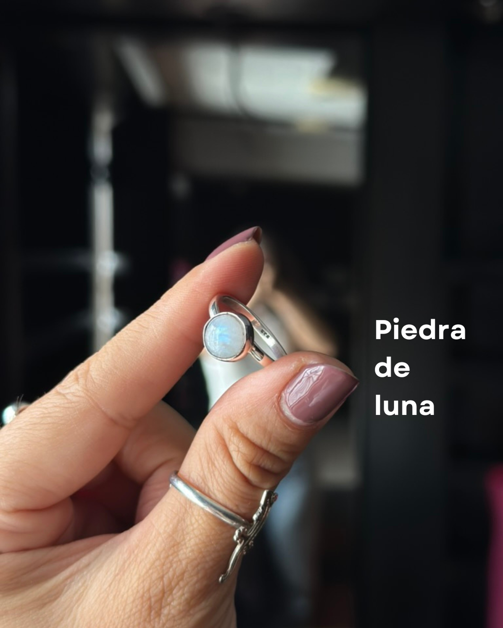 Anillo "Zana" - Piedra Luna