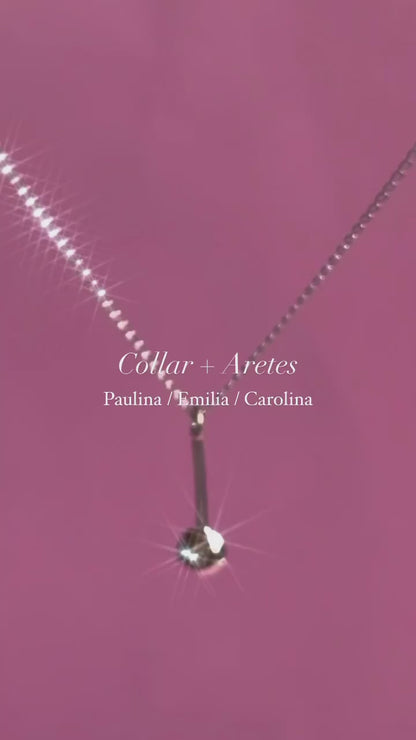 Conjunto "Paulina" - Aretes incluidos