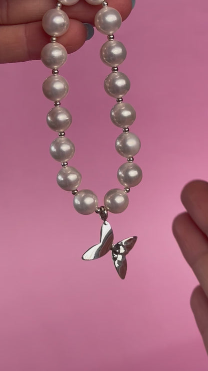 Pulsera "Mariposa Eya´s" Perla - Varias Opciones