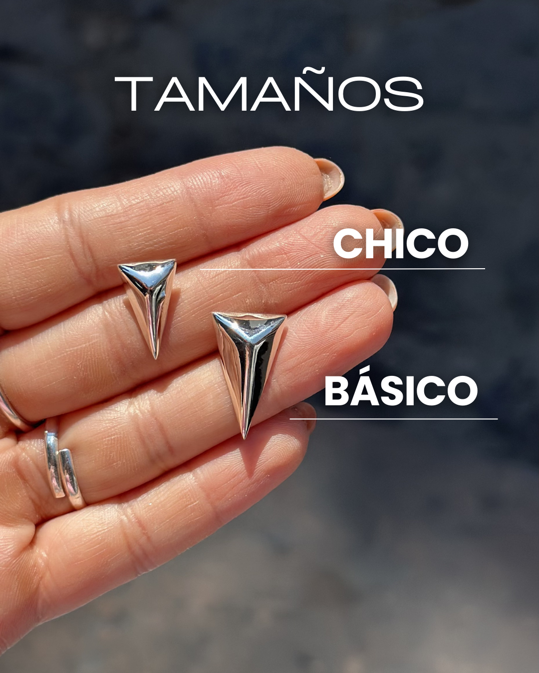 Aretes "Mitle" / Talla CH - Varios Acabados