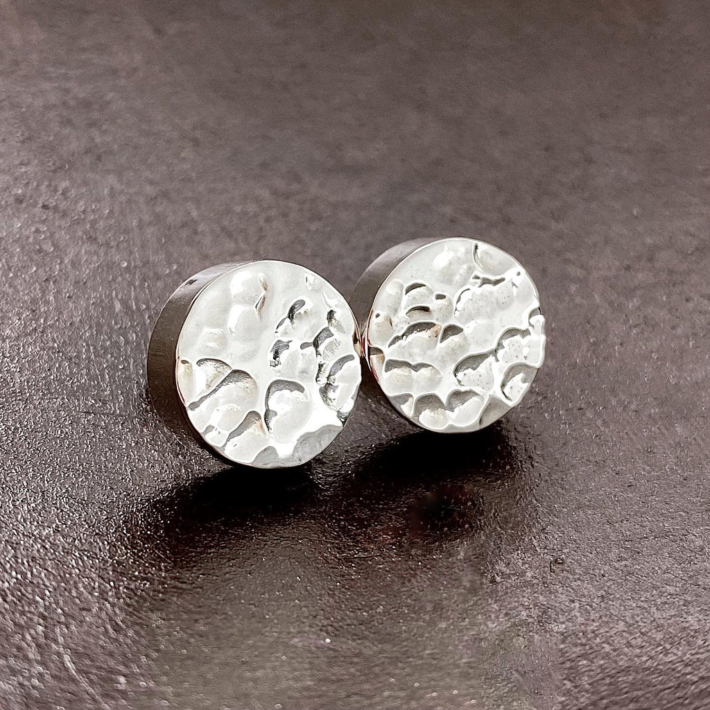 Aretes "Yaualtik" - Martillados