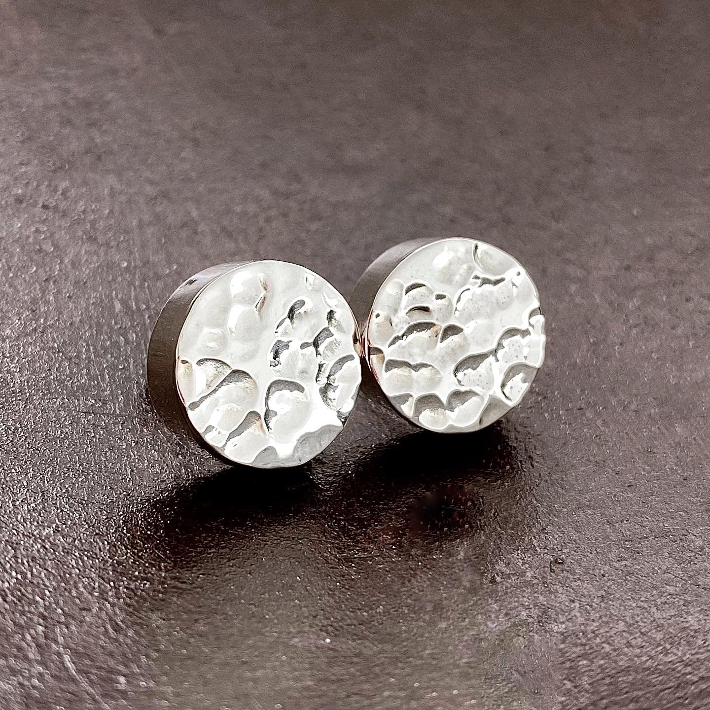 Aretes "Yaualtik" - Martillados