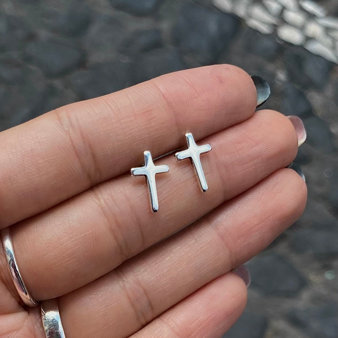 Aretes "Cruz" XIX - Colección Religiosa