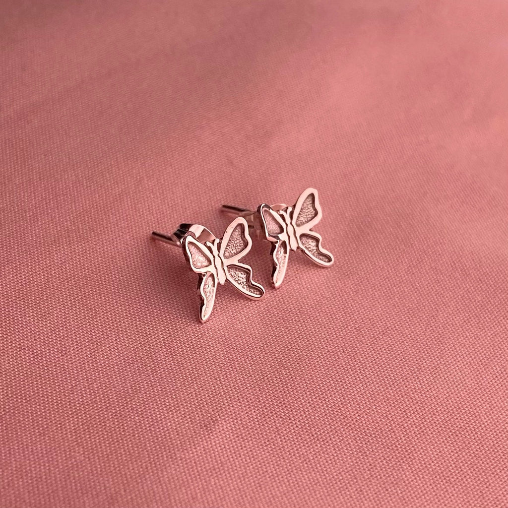 Aretes "Mariposa Monarca"