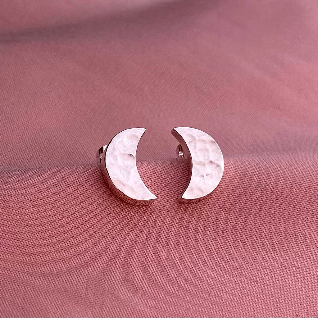 Aretes "Ilun" - Martillado
