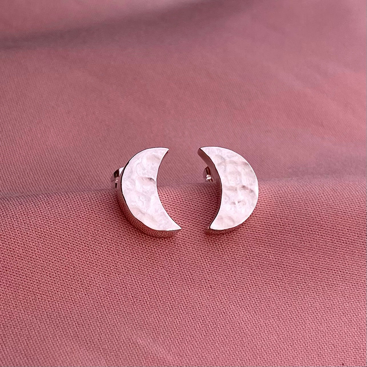 Aretes "Ilun" - Martillado