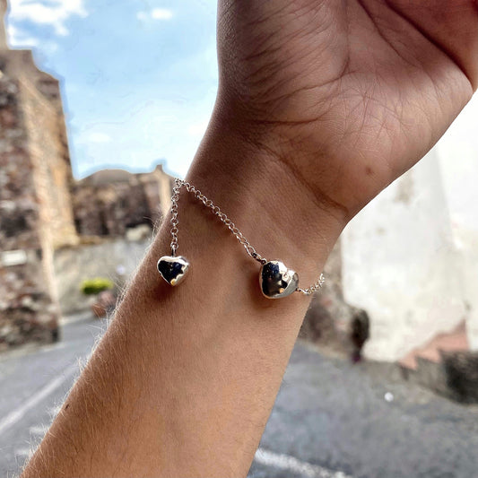 Pulsera "Quecholli" - Acabado Martillado