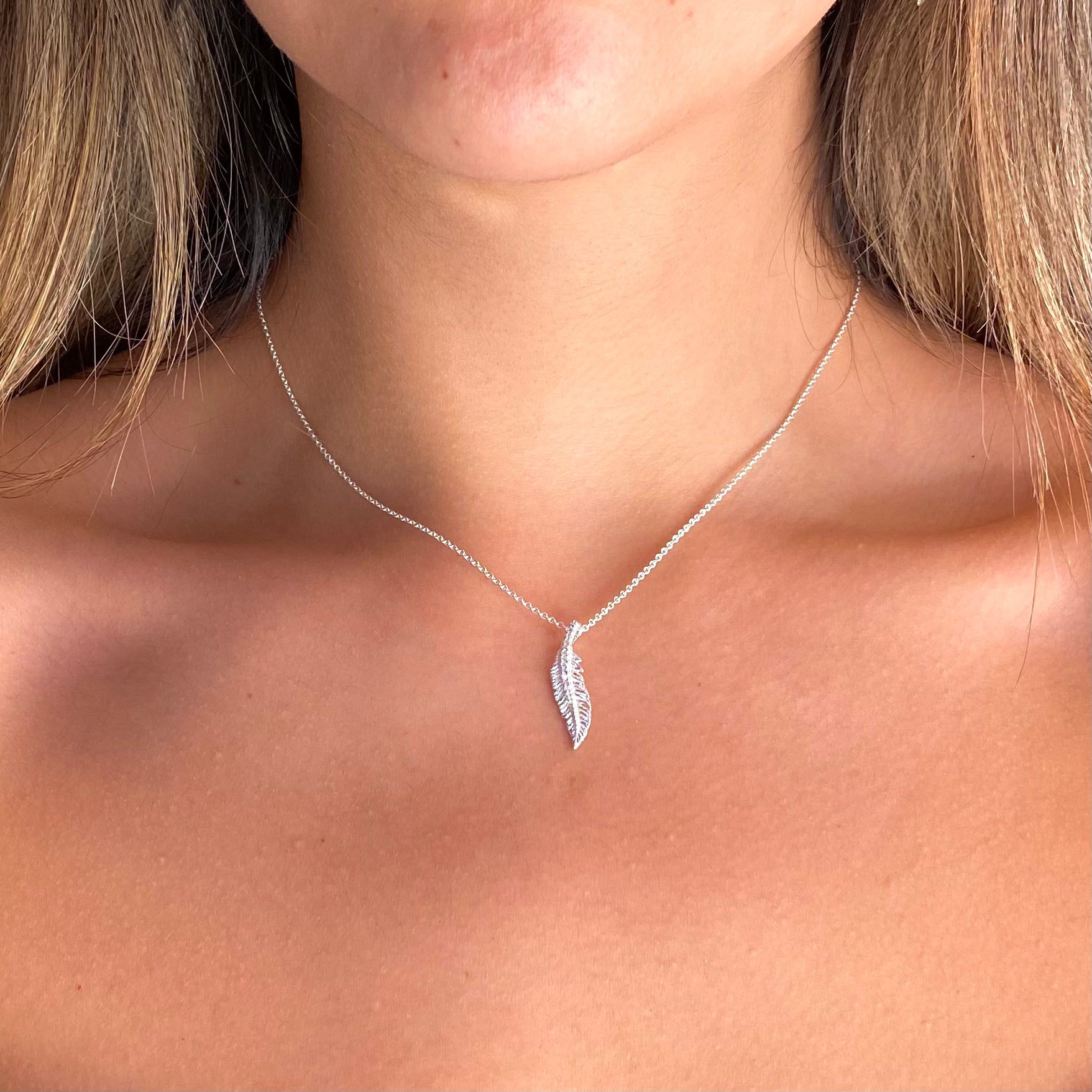 Collar “Ihuitl” MINI - Pluma de Ave